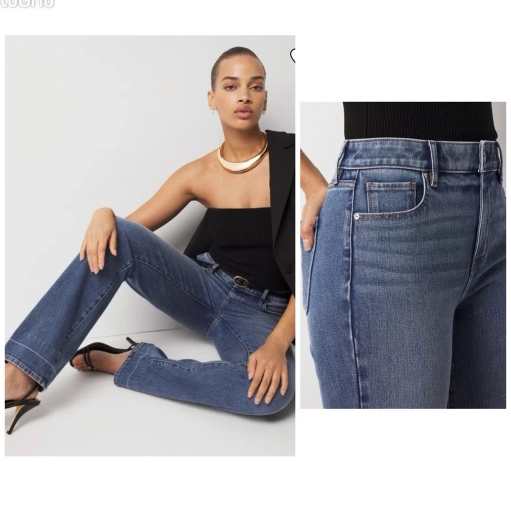 White House Black Market Blue High Rise Jeans - Picture 3 of 8